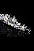 Load image into Gallery viewer, Gorgeous Hair Hoop Alloy With Pearl Wedding Bridal Tiara Hg016