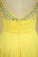 2024 Prom Dress Spaghetti Straps Rhinestone Beaded Bodice Runched Waistband With Flowing Chiffon Skirt