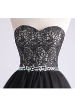 Load image into Gallery viewer, 2024 Sweetheart A Line Short/Mini Homecoming Dress With Applique Beaded