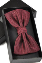 Load image into Gallery viewer, Fashion Polyester Bow Tie Burgundy