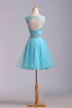 Load image into Gallery viewer, Splendid Scoop Neckline Short/Mini Open Back Dresses 2024 New Style