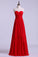 2022 Simple Prom Dresses Sweetheart A Line Floor Length Chiffon With Ruffles