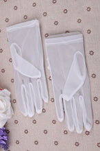 Load image into Gallery viewer, 2024 Tulle Wrist Length Bridal Gloves #ST1006