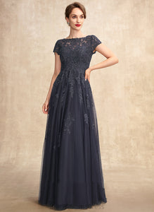 Tulle Floor-Length of Beading Neck A-Line Bride the Lace With Scoop Mother of the Bride Dresses Dress Sophronia Mother