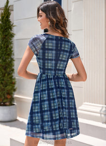 Justine Short/Mini V-neck Homecoming Dress Homecoming Dresses A-Line