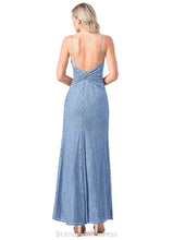 Load image into Gallery viewer, Sonia Short Sleeves A-Line/Princess Floor Length Natural Waist Straps Bridesmaid Dresses