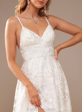 Load image into Gallery viewer, Wedding V-neck A-Line Wedding Dresses Floor-Length Dress Lace Phyllis