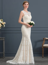 Load image into Gallery viewer, Ashly Scoop Lace Wedding Dresses Dress Sweep Trumpet/Mermaid Neck Wedding Train
