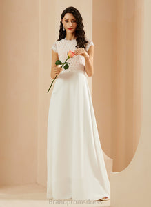 Lace A-Line Floor-Length Chiffon Dayanara Scoop Dress Wedding Dresses Wedding
