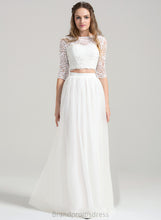 Load image into Gallery viewer, Wedding Wedding Dresses Tulle Floor-Length Dress Lace A-Line Autumn
