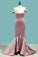 2024 Bridesmaid Dresses Mermaid Off The Shoulder Satin With Sash