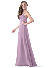 Load image into Gallery viewer, Carina A-Line/Princess Sleeveless Natural Waist V-Neck Floor Length Bridesmaid Dresses