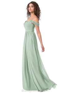 Kamora Tea Length Sheath/Column Spaghetti Staps Satin Sleeveless Natural Waist Bridesmaid Dresses