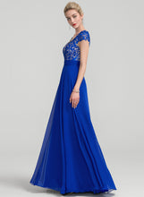 Load image into Gallery viewer, Floor-Length Prom Dresses Hayley V-neck Lace A-Line Chiffon