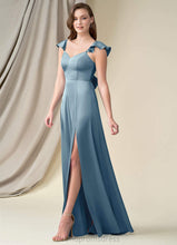 Load image into Gallery viewer, Dayami Sleeveless Floor Length A-Line/Princess Natural Waist Scoop Bridesmaid Dresses