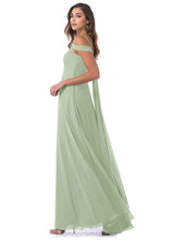 Load image into Gallery viewer, Hayden Floor Length Straps Sleeveless Sheath/Column Bridesmaid Dresses