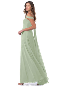 Hayden Floor Length Straps Sleeveless Sheath/Column Bridesmaid Dresses