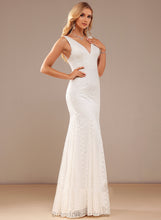 Load image into Gallery viewer, Trumpet/Mermaid Floor-Length Wedding Wedding Dresses Dress Stacy Lace V-neck