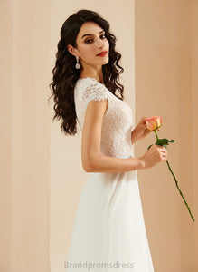 Lace A-Line Floor-Length Chiffon Dayanara Scoop Dress Wedding Dresses Wedding
