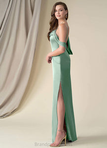 Amelie Sleeveless High Low A-Line/Princess Natural Waist V-Neck Bridesmaid Dresses