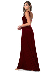 Setlla Sleeveless V-Neck Natural Waist Knee Length A-Line/Princess Bridesmaid Dresses