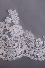 Load image into Gallery viewer, Gorgeous Two-Tier Cathedral Bridal Veils With Applique