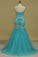 2022 Sweetheart Prom Dresses Mermaid/Trumpet With Applique And Beads Floor-Length