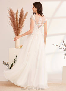Wedding Dresses Ball-Gown/Princess Floor-Length Lace Amari Dress Wedding Tulle Illusion