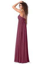 Load image into Gallery viewer, Jadyn Sleeveless Straps Floor Length A-Line/Princess Natural Waist Bridesmaid Dresses