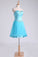 2022 Homecoming Dresses Sweetheart A Line Short/Mini Beaded Neckline And Waistline Satin&Tulle