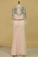 2022 Mermaid Scoop 3/4 Length Sleeves Evening Dresses Mermaid Chiffon With Applique