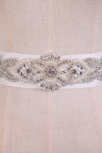 Load image into Gallery viewer, Unique Satin Wedding/Evening Ribbon With Beading