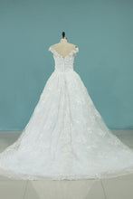 Load image into Gallery viewer, 2024 Wedding Dresses Ball Gown Off The Shoulder Tulle With Applique