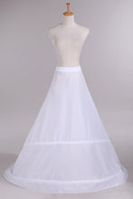 Load image into Gallery viewer, Women Elastic Satin Sweep Train 2 Tiers Petticoats  #1504