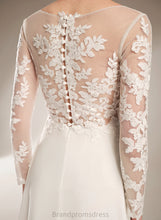Load image into Gallery viewer, Wedding Dresses A-Line Kristina Floor-Length V-neck Lace Dress Wedding Chiffon
