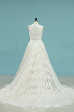 Load image into Gallery viewer, 2024 Wedding Dresses Mermaid Lace With Removable Train Cathedral Train