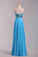 2024 Blue Prom Dresses A Line Sweetheart Floor Length Chiffon Ship Today Under 200