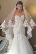 Load image into Gallery viewer, 2024 New Arrival One-Tier Bridal Veils