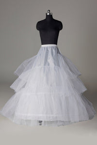 Women Tulle/Polyester Sweep Train Length 3 Tiers Petticoats P027