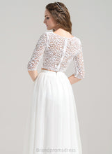 Load image into Gallery viewer, Wedding Wedding Dresses Tulle Floor-Length Dress Lace A-Line Autumn