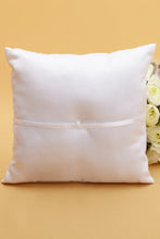 Load image into Gallery viewer, Pure Ring Pillow Satin With Sash/Rhinestones