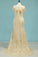 2024 Wedding Dresses Mermaid Boat Neck Short Sleeves Lace Sweep Train