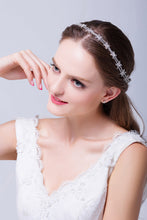 Load image into Gallery viewer, Romantic Women&#39;S Crystal/Ribbon Headpiece - Wedding / Special Occasion / Outdoor Headbands