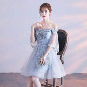Tulle Applique Lace Sloane Homecoming Dresses Formal Dress CD11099