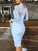 Light Blue Sheath Dress Homecoming Dresses Emmy Fashion CD3455