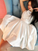 Satin Sharon Homecoming Dresses Lace White Short Dress CD4103
