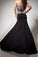 2022 Prom Dresses Mermaid/Trumpet Black Sweetheart Chiffon With Rhinestone