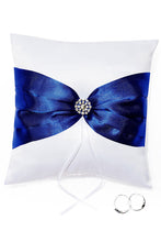 Load image into Gallery viewer, Splendor Ring Pillow With Sash/Rhinestones