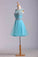 Splendid Scoop Neckline Short/Mini Open Back Dresses 2024 New Style