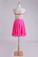 2024 Prom Dress Sweetheart A Line With Layered Chiffon Skirt Bicolor Short/Mini